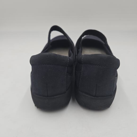 CLARKS Women's Blue Sillian Bella Mary Jane Flat Slip-On Shoes Size 9 Comfort - Picture 4 of 6